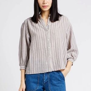 Masscob Striped Cotton Shirt | Luxury brand ethically made in Spain